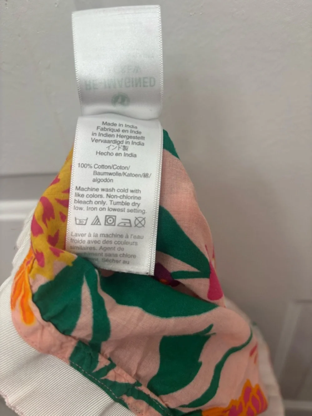 J. CREW Pink Orange Green Floral Lightweight Cotton Pajama Pants